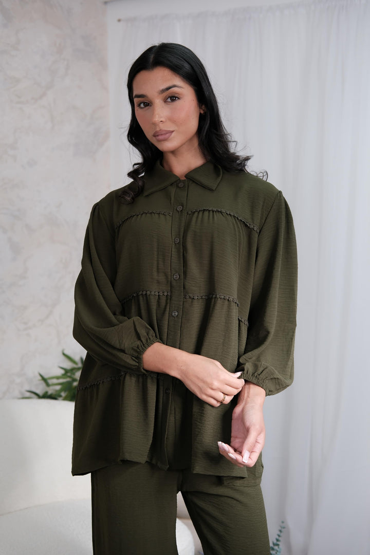 Sorella Khaki Co-Ord