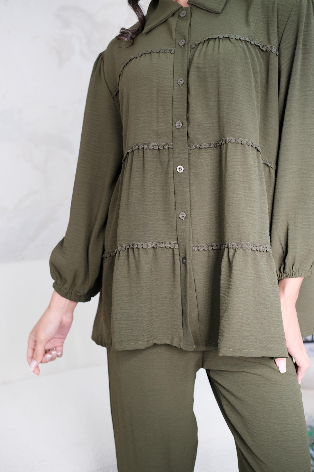 Sorella Khaki Co-Ord