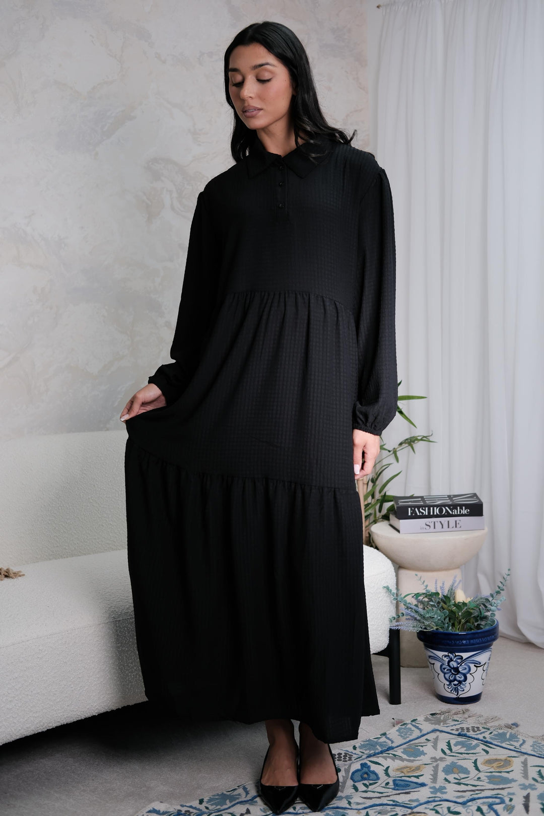 Enya Black Dress