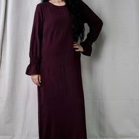 Essential Basic Maroon Abaya