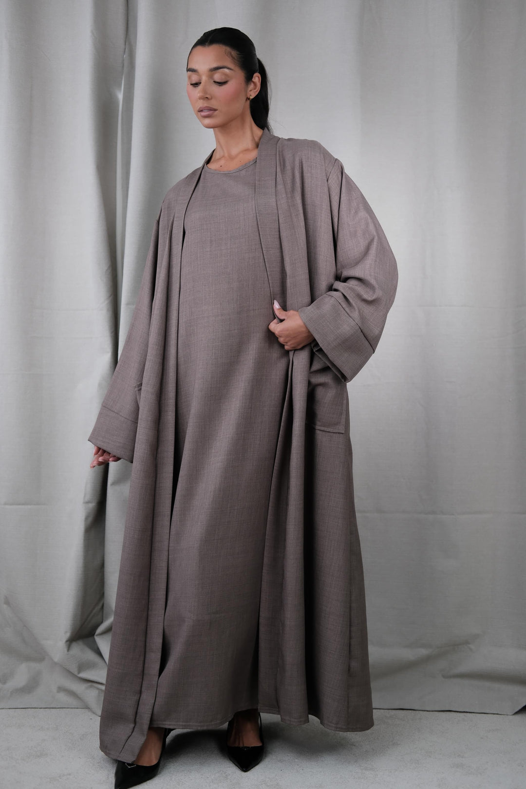 Le Noir Mocha Abaya