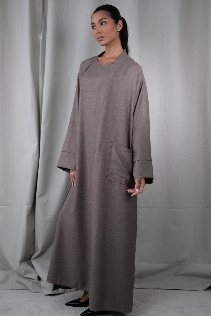 Le Noir Mocha Abaya