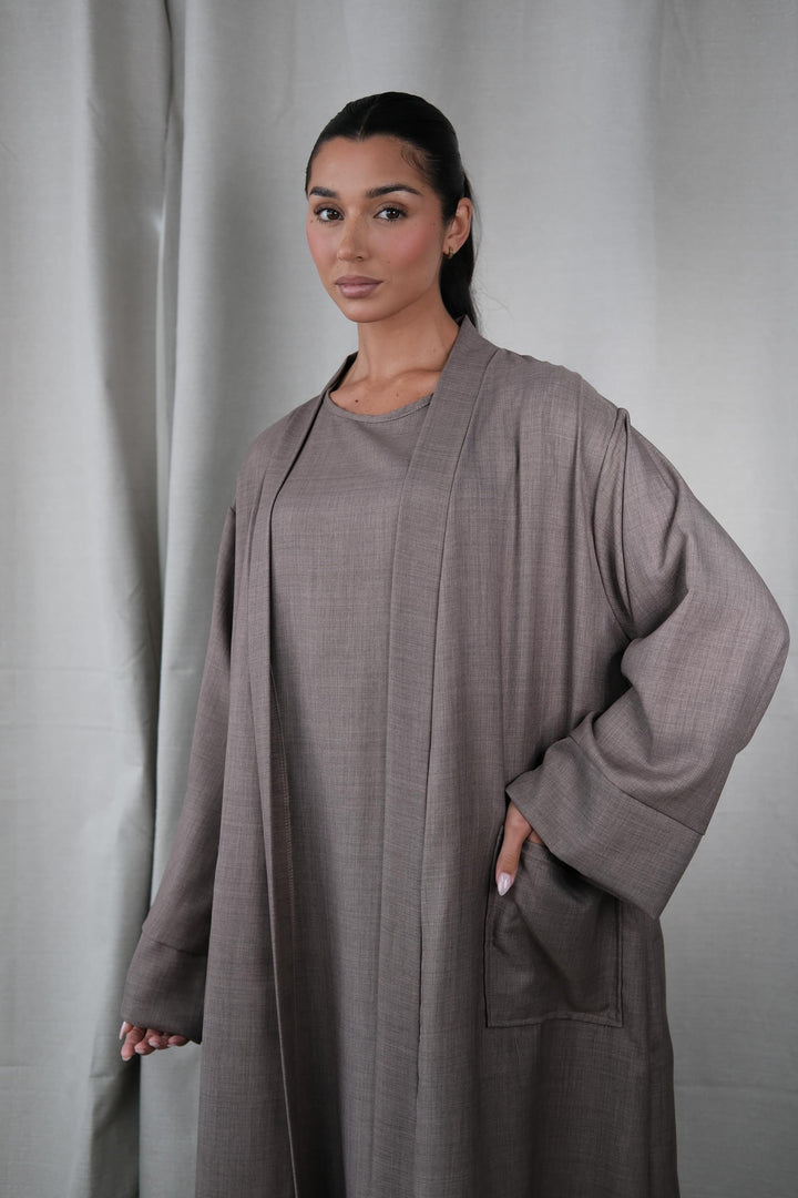 Le Noir Mocha Abaya
