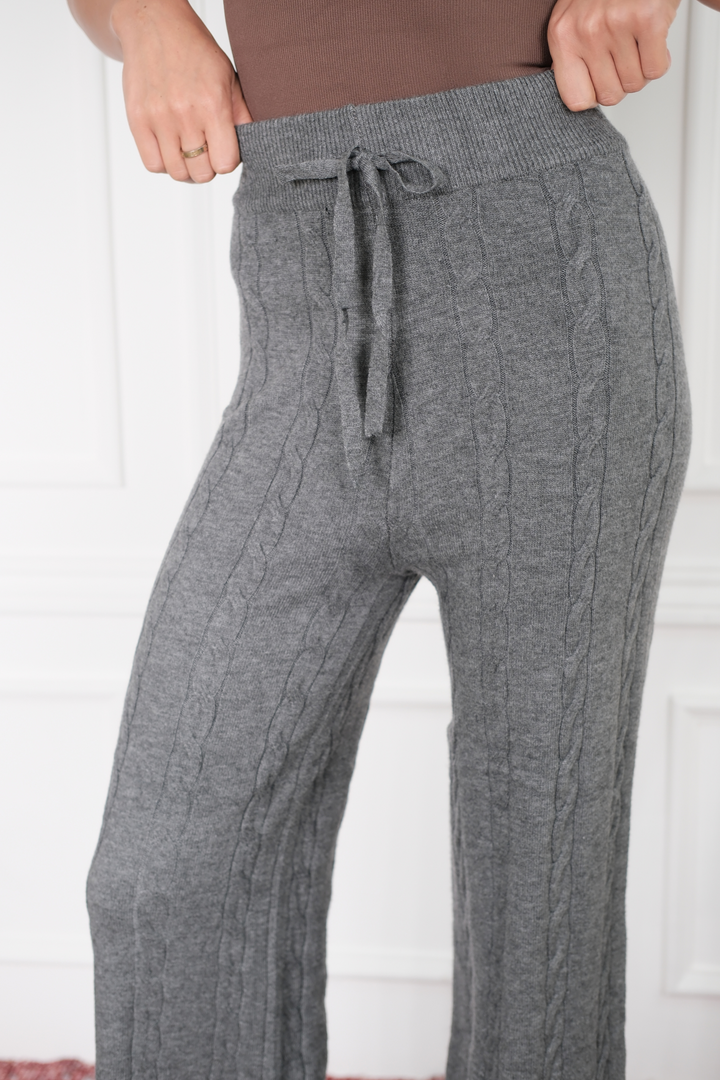 Cable Grey Trousers