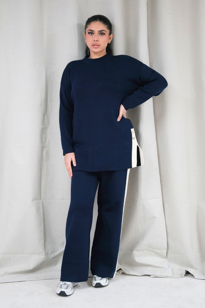 Mable Navy Knit Co-Ord