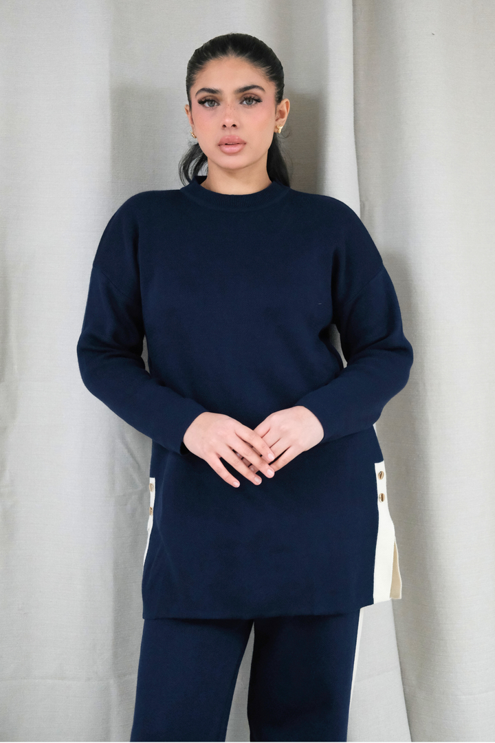 Mable Navy Knit Co-Ord