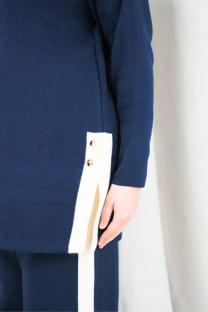 Mable Navy Knit Co-Ord