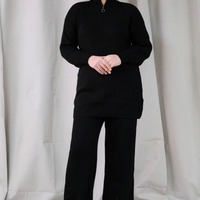 Arden Black Zip Co-Ord