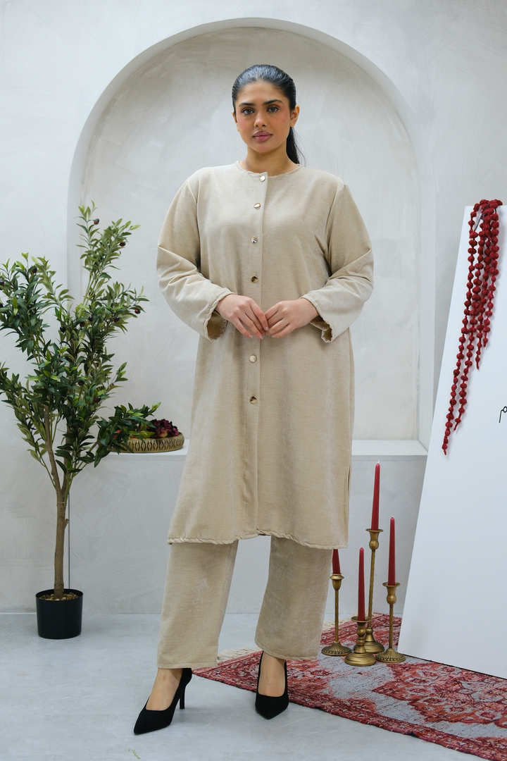 Lume Buttoned Stone Co-Ord