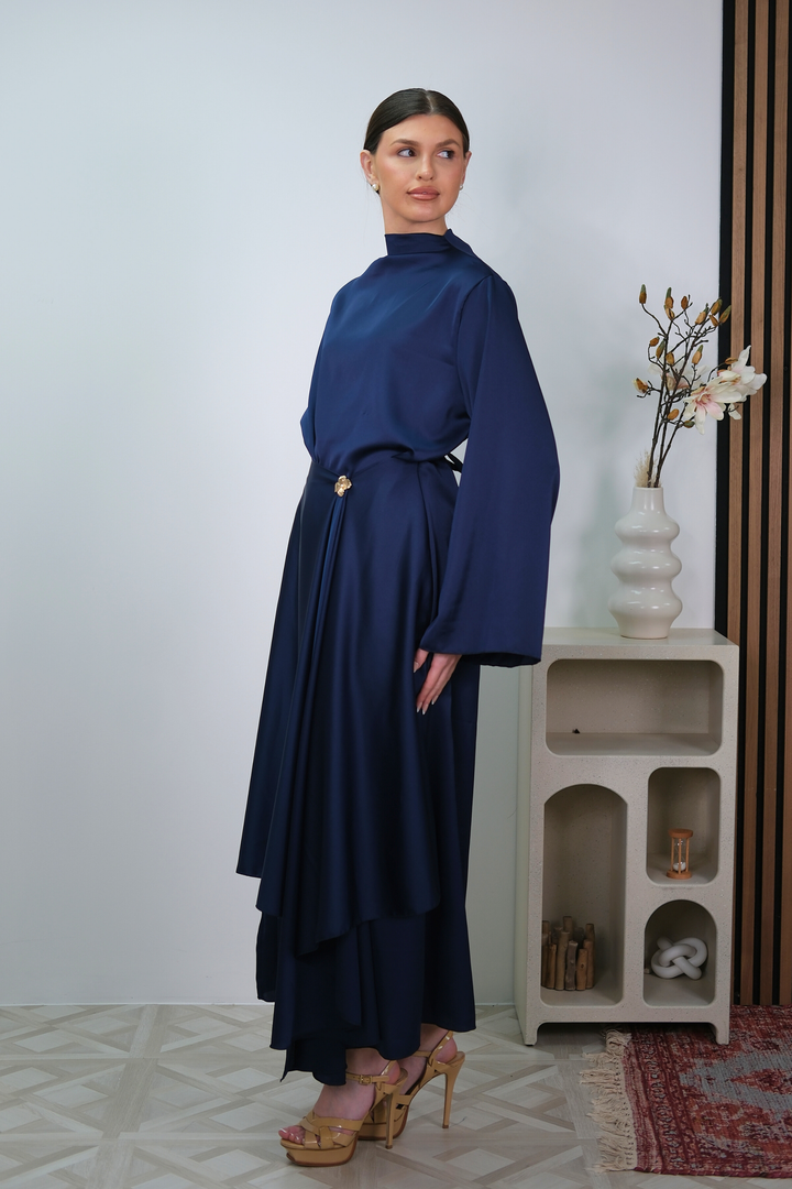 Sorela Navy Dress