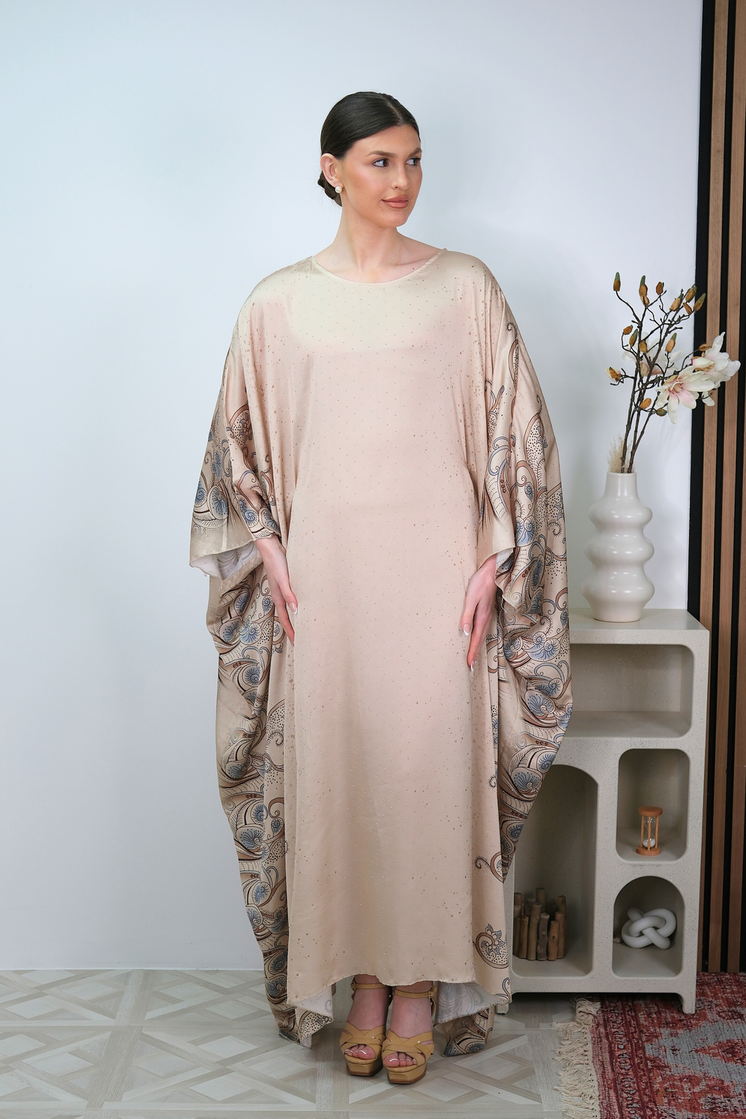 Raya Stone Printed Kaftan