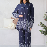 Indigo Fleur Navy Co-Ord