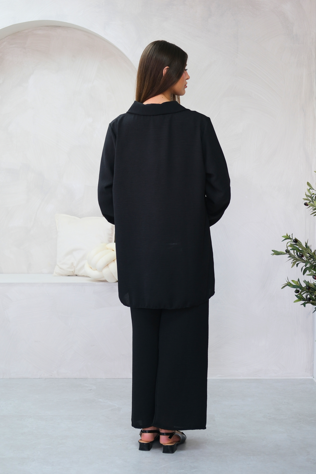 Noir Zip Black Co-ord