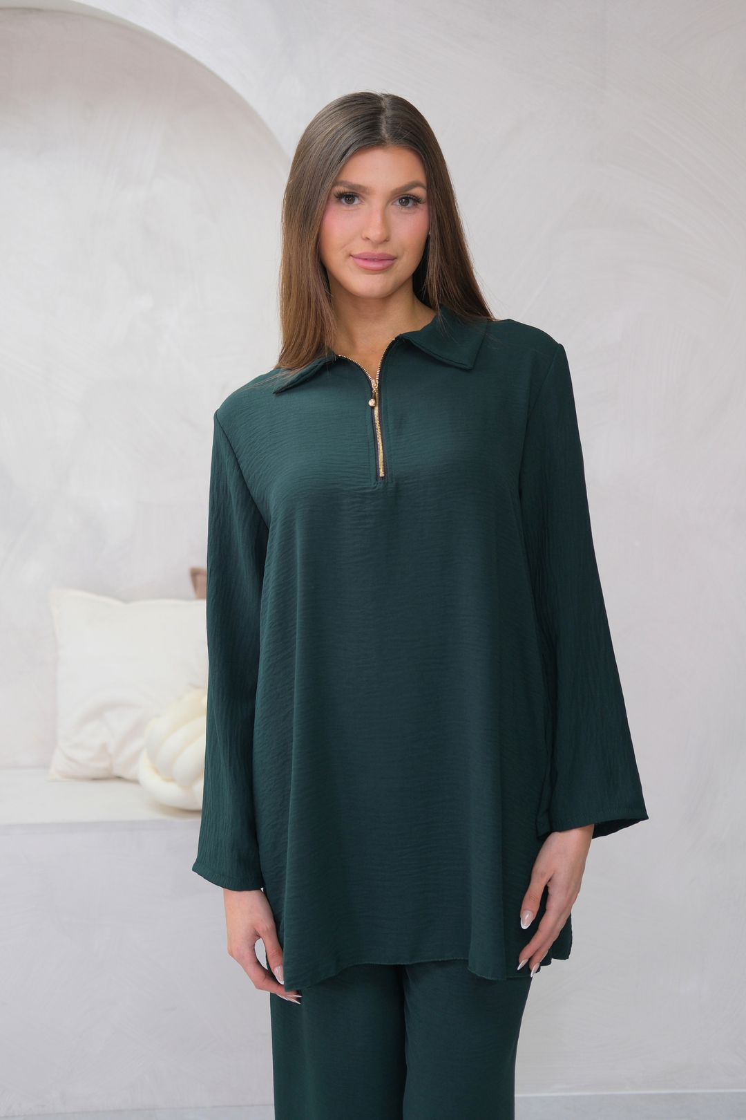 Noir Zip Green Co-ord