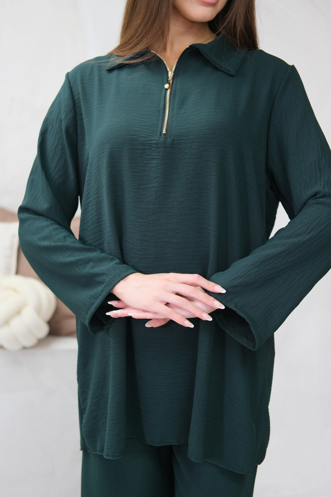 Noir Zip Green Co-ord