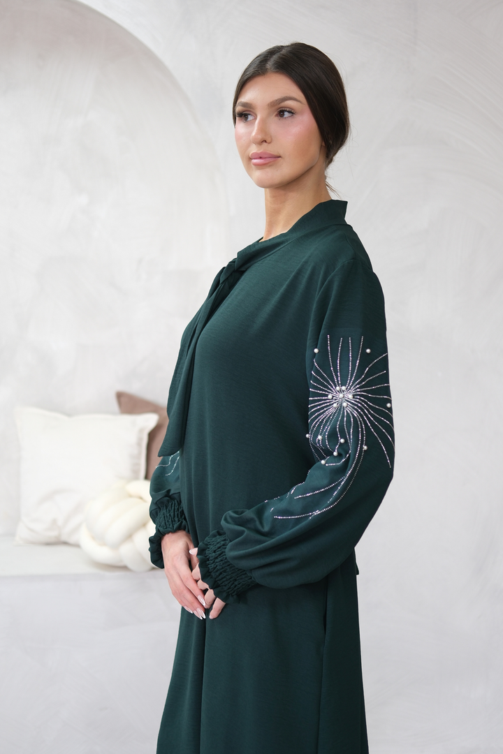 Elan Embellished Green Co-ord