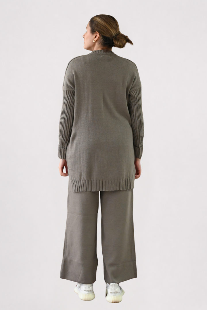 Mocha Cable Knit Co-ord