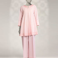 Silk Pink Kurti - J. Junaid Jamshed