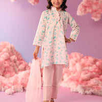 Lawn Pink Stitched Suit - J. Junaid Jamshed