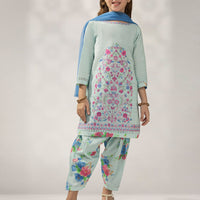 Khaddar Ferozi Stitched Suit - J. Junaid Jamshed