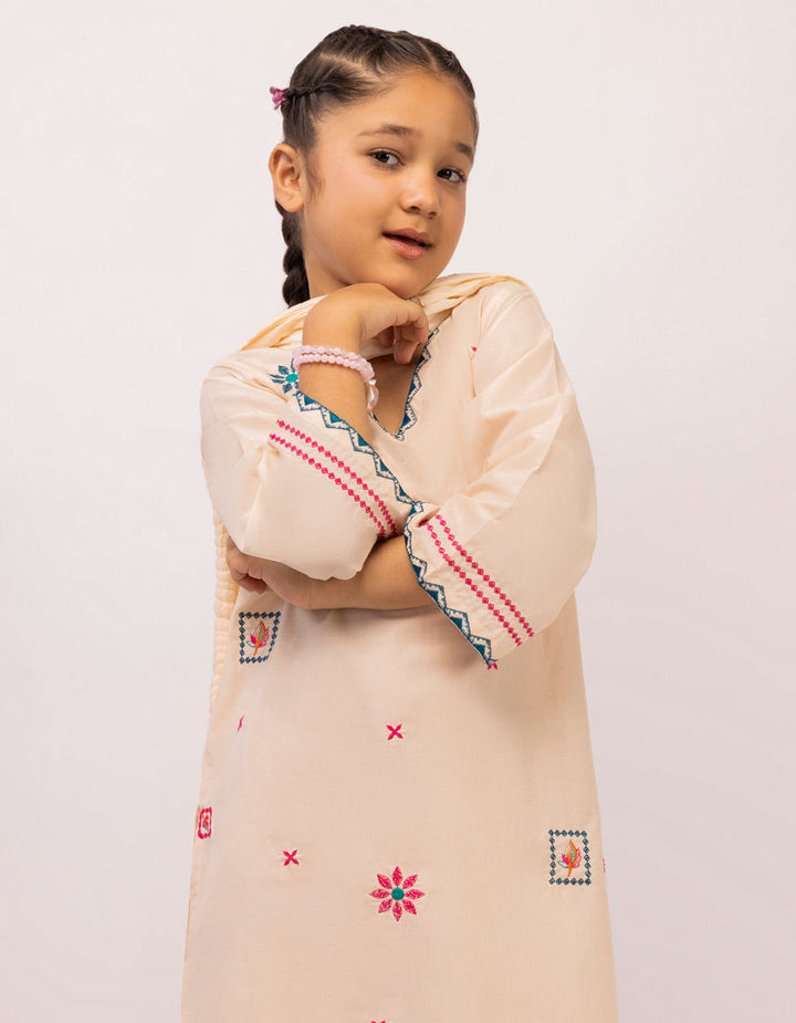 Lawn Pink Stitched Suit - J. Junaid Jamshed