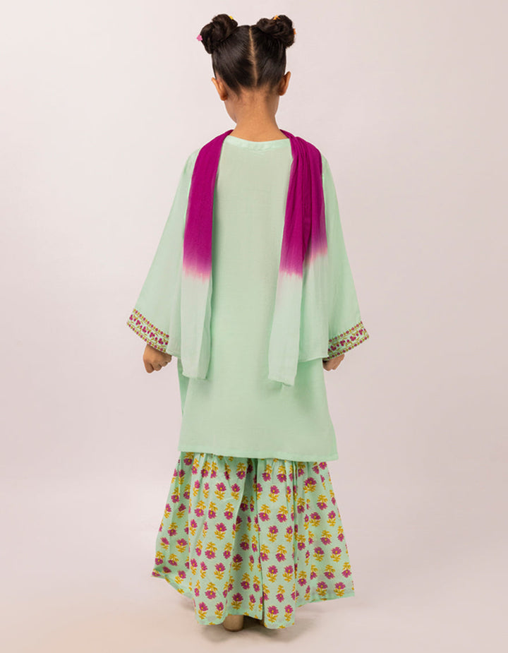 Dobby Green Stitched Suit - J. Junaid Jamshed