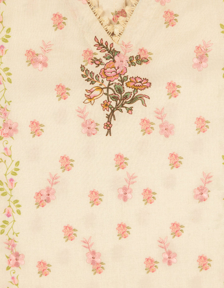 Lawn Multicolor Stitched Suit - J. Junaid Jamshed