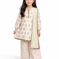 Lawn Multicolor Stitched Suit - J. Junaid Jamshed