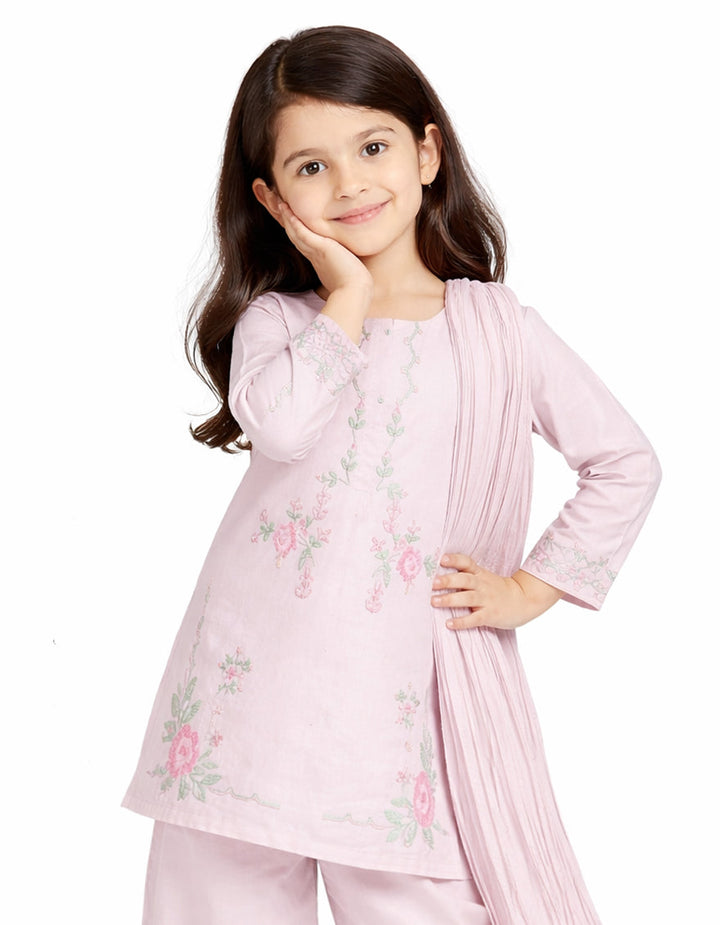 Lawn Lilac Stitched Suit - J. Junaid Jamshed
