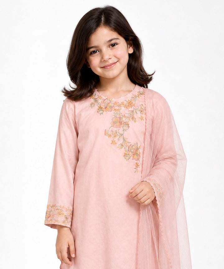 Lawn Lavender Stitched Suit - J. Junaid Jamshed