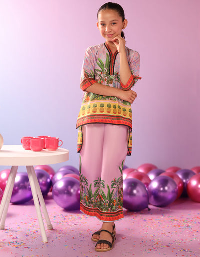 Lawn Lilac Stitched Suit - J. Junaid Jamshed