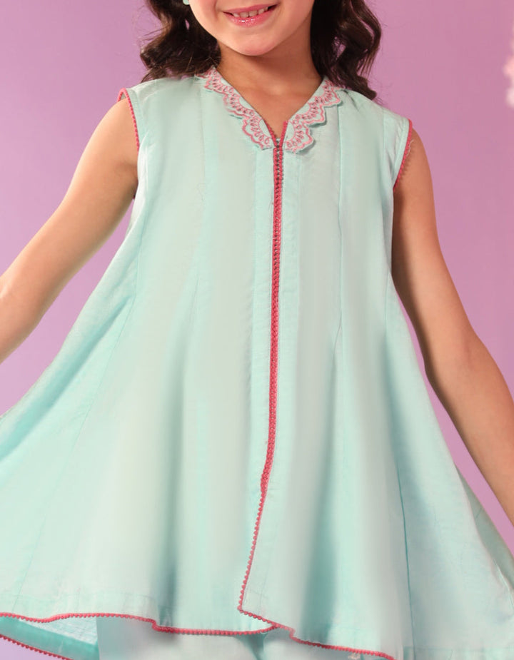 Dobby Aqua Stitched Suit - J. Junaid Jamshed
