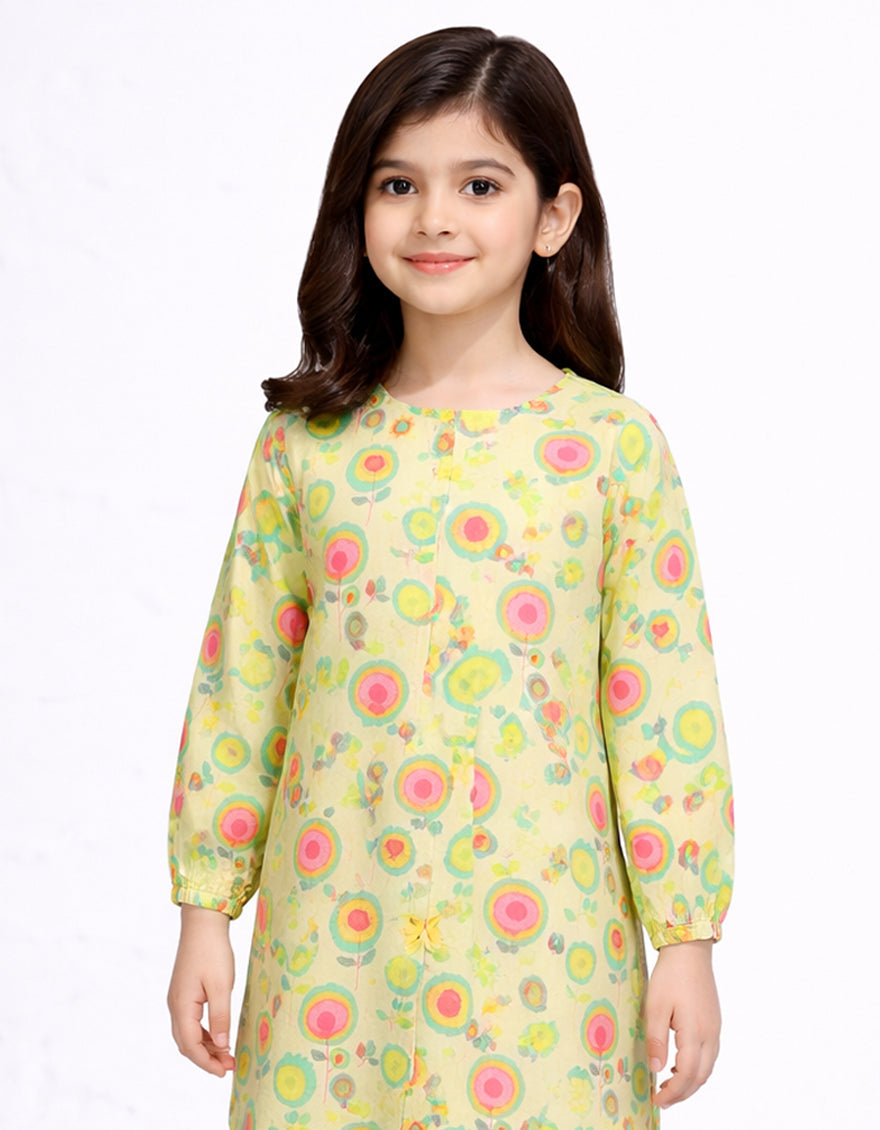 Lawn Multicolor Stitched Suit - J. Junaid Jamshed