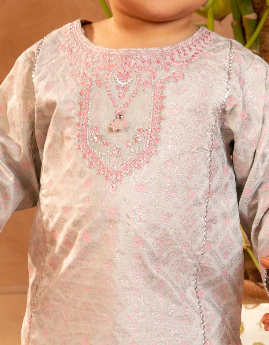 Cotton Silk Green Stitched Suit - J. Junaid Jamshed