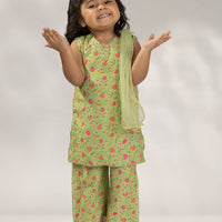 Linen Green Stitched Suit - J. Junaid Jamshed