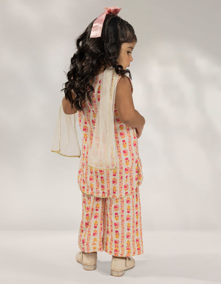 Linen Beige Stitched Suit - J. Junaid Jamshed