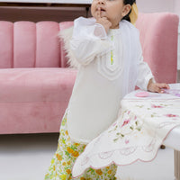 Lawn White Stitched Suit - J. Junaid Jamshed