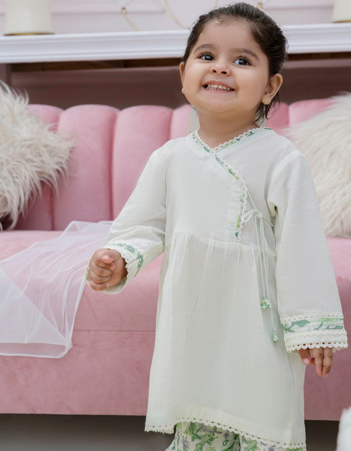 Lawn Off White Stitched Suit - J. Junaid Jamshed