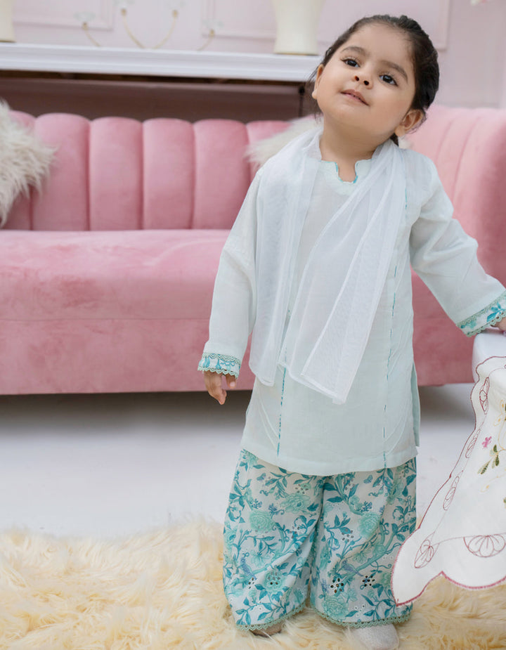 Lawn White Stitched Suit - J. Junaid Jamshed