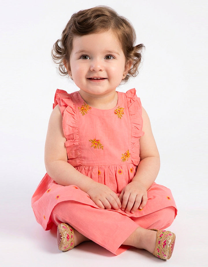 Lawn Pink Stitched Suit - J. Junaid Jamshed