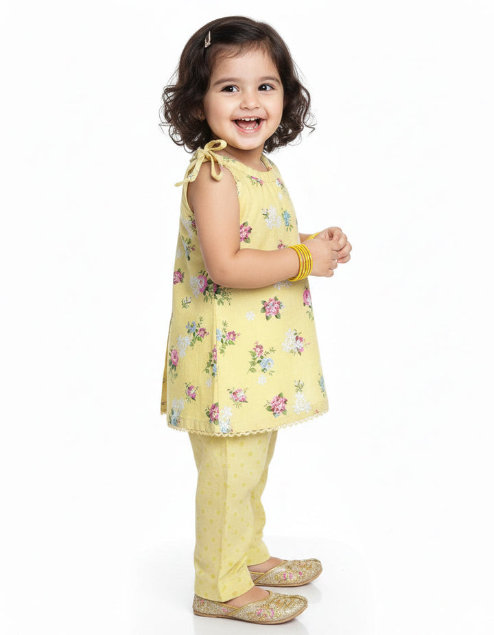 Lawn Yellow Stitched Suit - J. Junaid Jamshed