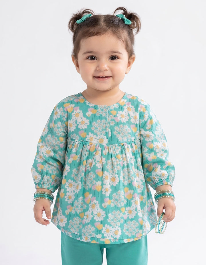 Lawn Multicolor Stitched Suit - J. Junaid Jamshed