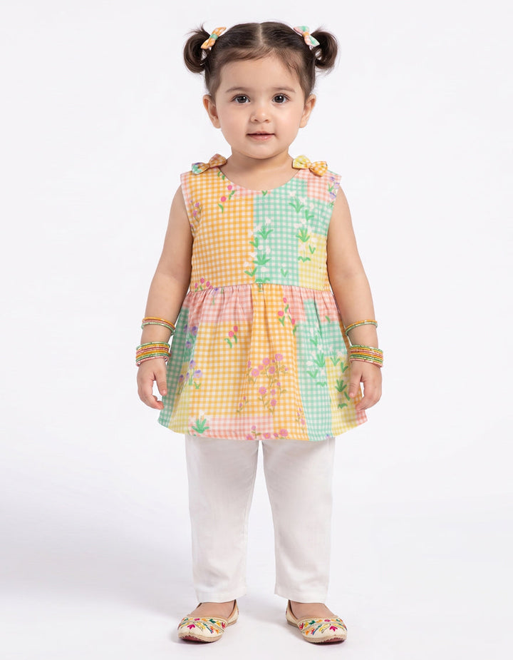 Lawn Multicolor Stitched Suit - J. Junaid Jamshed