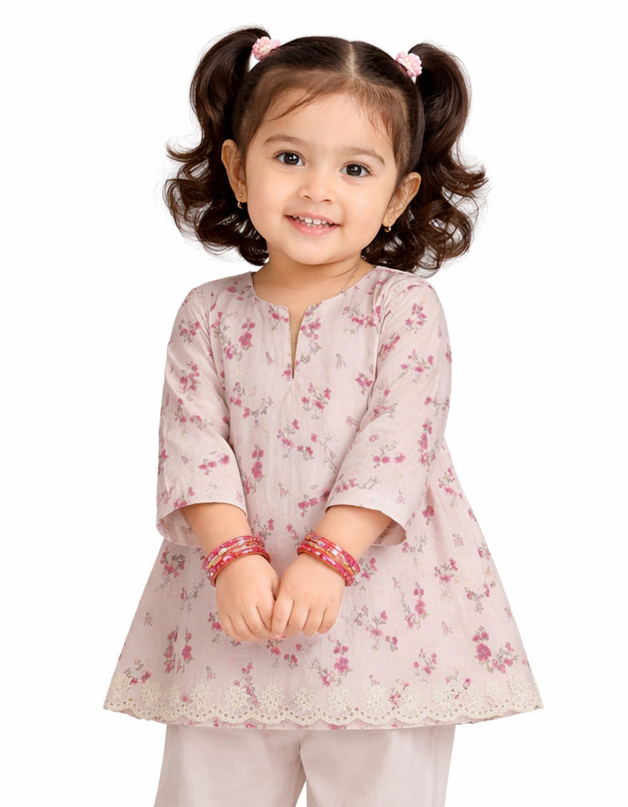 Lawn Pink Stitched Suit - J. Junaid Jamshed