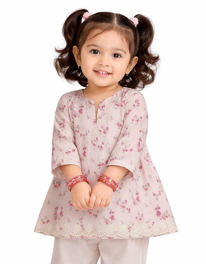 Lawn Pink Stitched Suit - J. Junaid Jamshed