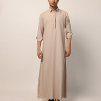 Blended Fawn Jubba - J. Junaid Jamshed