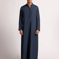 Blended Navy Blue Jubba - J. Junaid Jamshed