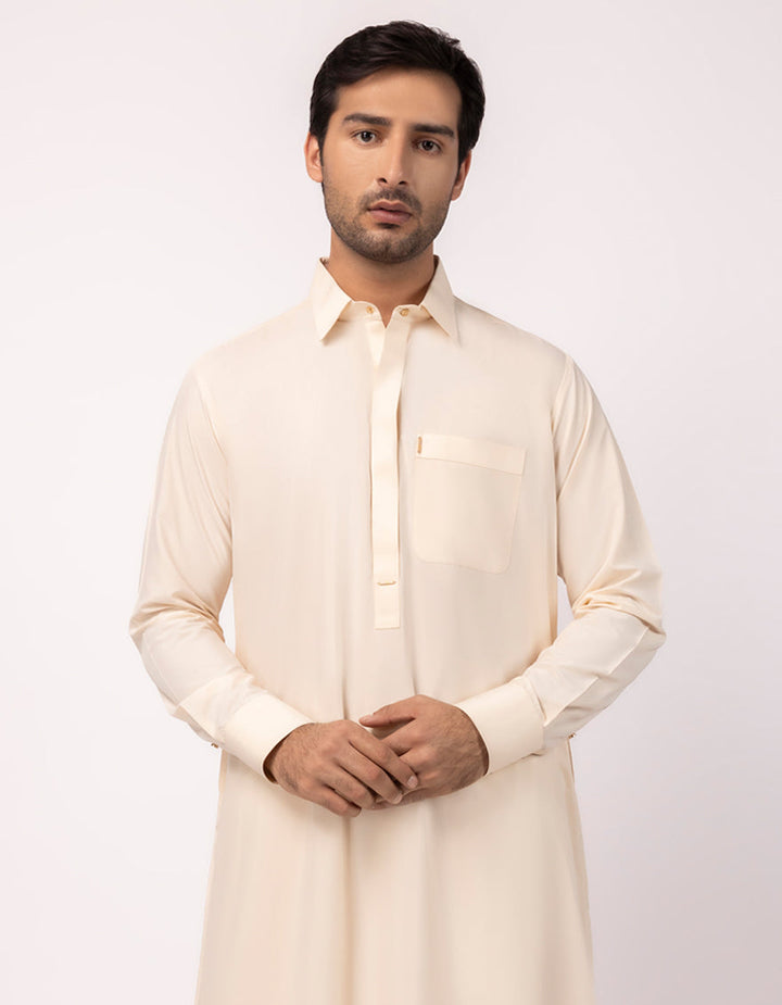Blended Fawn Jubba - J. Junaid Jamshed