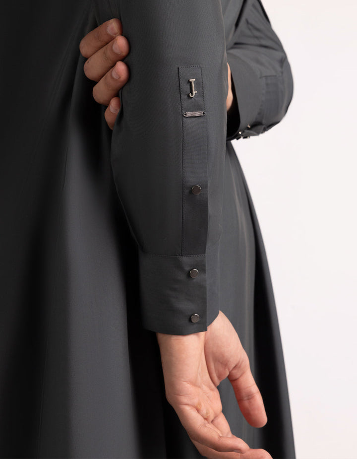Blended Grey Jubba- J. Junaid Jamshed