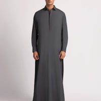 Blended Grey Jubba- J. Junaid Jamshed